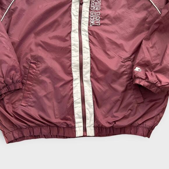 Vintage Starter Texas A&M Aggies Jacket – Maroon Full Zip – Men’s XL - Picture 6 of 13